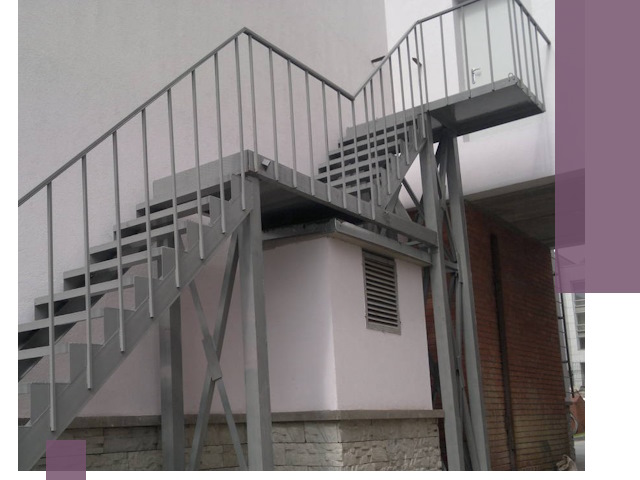 Монтаж пожарных лестниц под ключ в Железнодорожном с гарантией качества