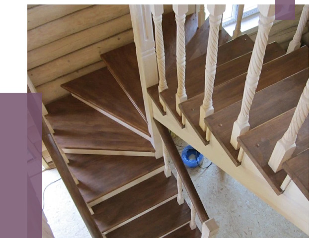 Реставрация деревянных лестниц в Железнодорожном от 4307 руб.