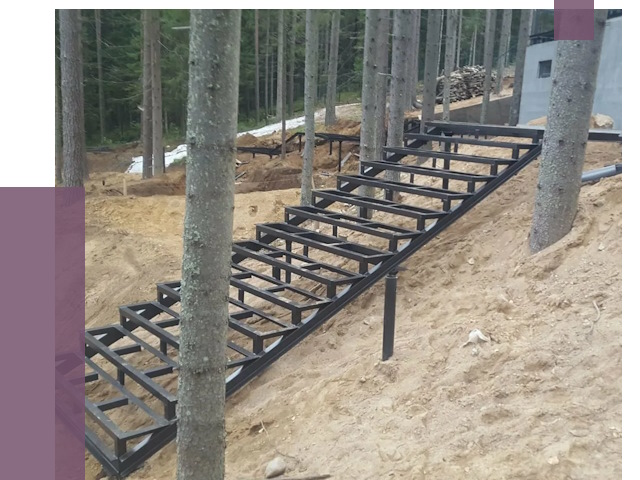 Монтаж металлических лестниц в Железнодорожном от 13587 руб. 