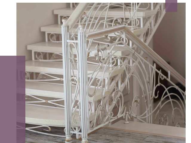 Изготовление кованых лестниц на заказ в Железнодорожном от 87159 руб. | ПРОЛЁТ-Жлз