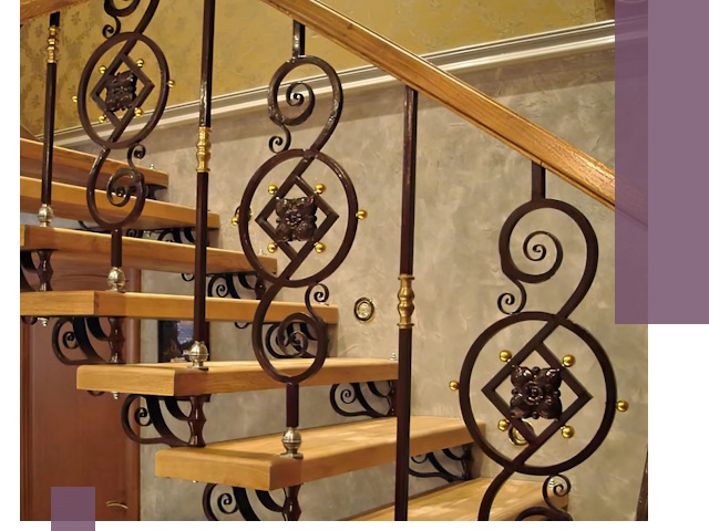 Изготовление кованых лестниц под ключ в Железнодорожном