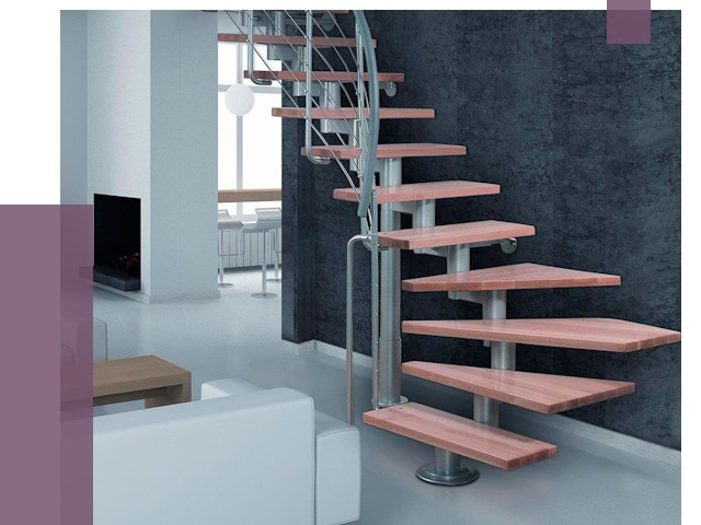 Модульные лестницы в Железнодорожном от 16919 руб. — купить в ПРОЛЁТ-Жлз