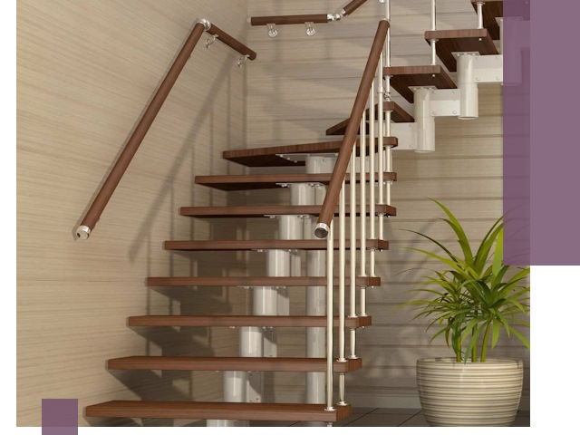 Изготовление модульных лестниц под ключ в Железнодорожном