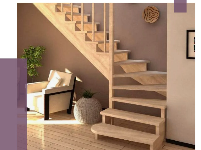 Изготовление Г-образных лестниц в Железнодорожном от 18970 руб. 