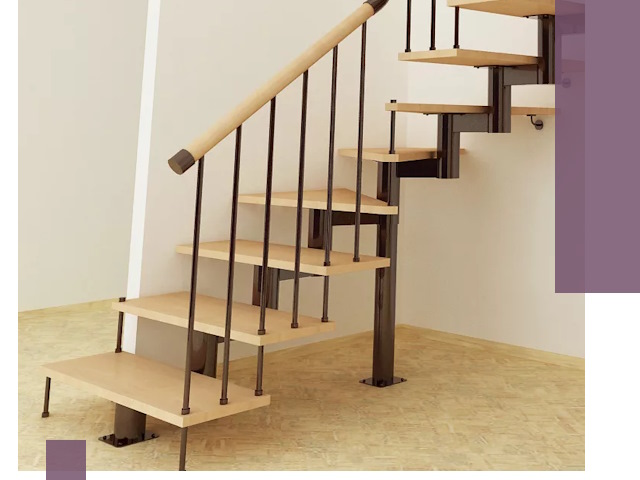 Монтаж лестниц на больцах в Железнодорожном — быстро и надежно