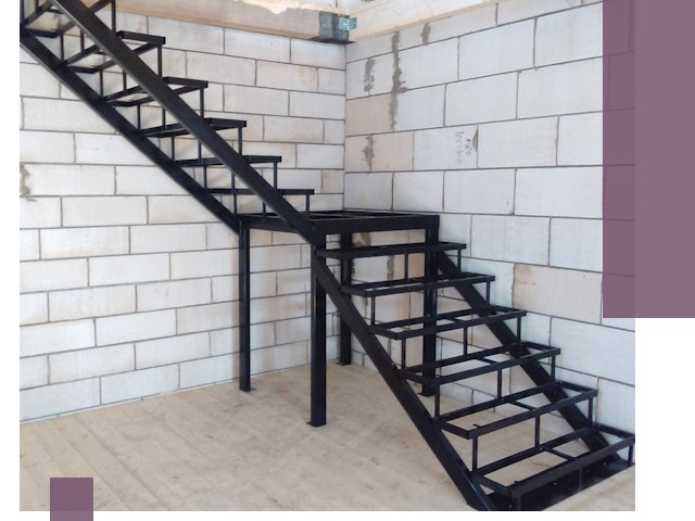 Лестницы на металлокаркасе под ключ в Железнодорожном — изготовление и монтаж