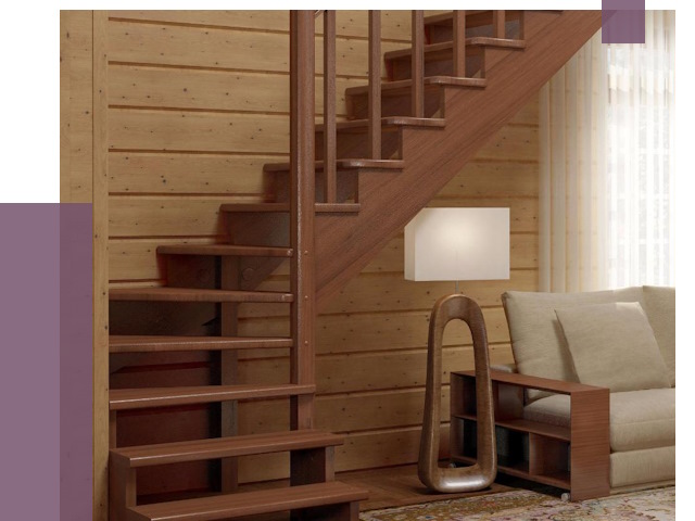 Лестницы эконом класса в Железнодорожном от 18303 руб. бюджетные решения