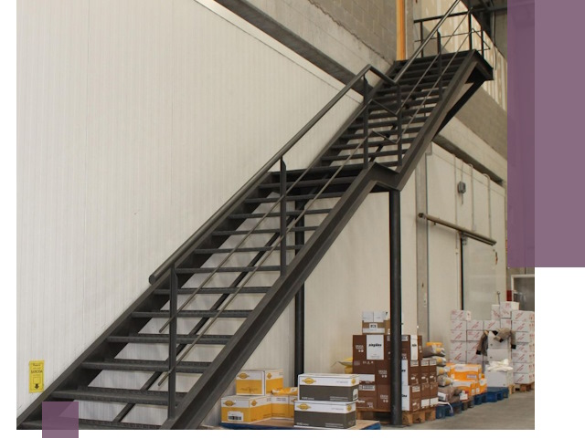 Лестницы для производства в Железнодорожном — изготовление и монтаж