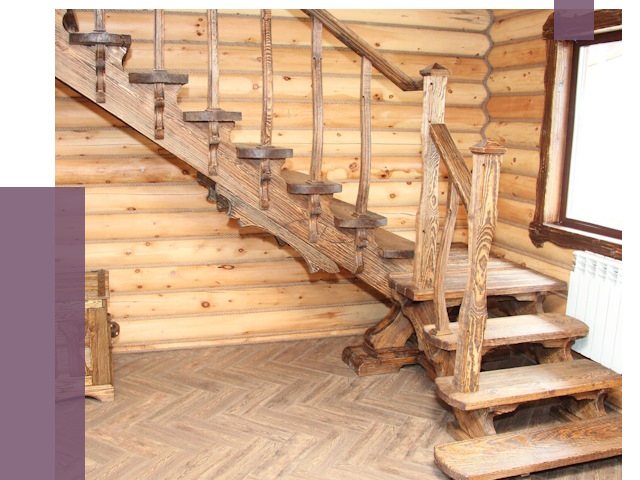 Лестницы в баню в Железнодорожном от 19175 руб. — изготовление | ПРОЛЁТ-Жлз