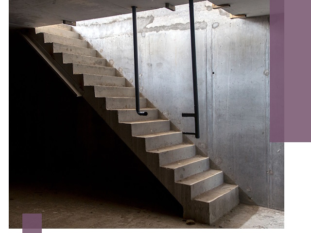 Изготовление и монтаж лестниц в подвале в Железнодорожном