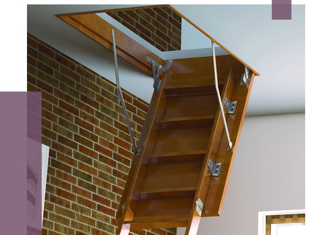 Установка чердачной лестницы в Железнодорожном от 7844 руб. | ПРОЛЁТ-Жлз