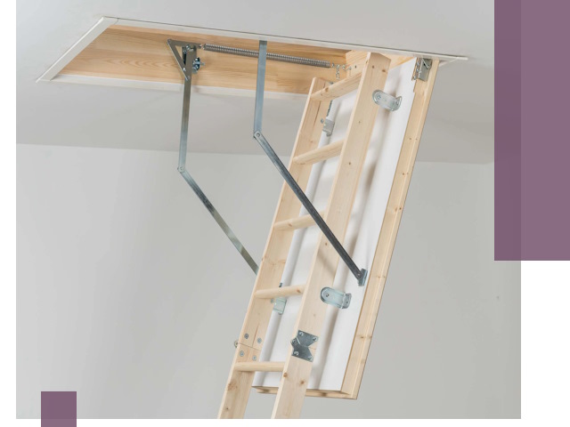 Установка чердачной лестницы под ключ в Железнодорожном