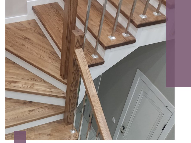 Обшивка металлических лестниц под ключ в Железнодорожном