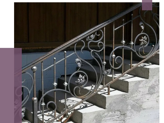 Кованые перила в Железнодорожном от 8716 руб. под ключ — качество от ПРОЛЁТ-Жлз
