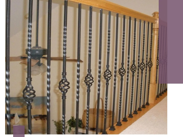 Изготовление и монтаж кованных перил в Железнодорожном под ключ