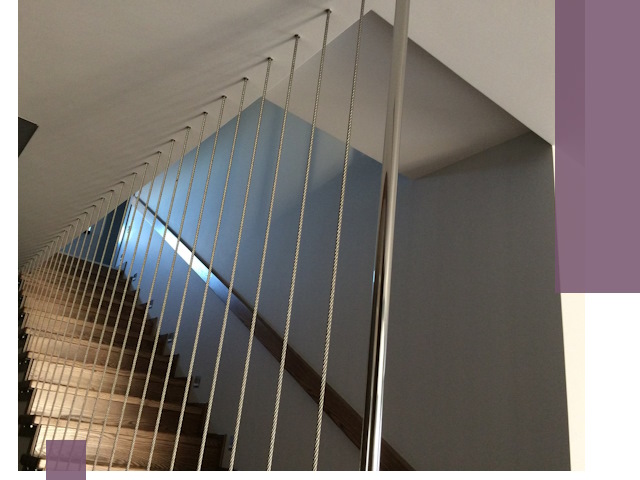 Тросовые перила под ключ в Железнодорожном — производство и монтаж