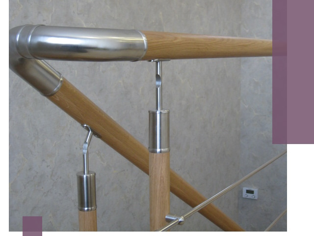 Комбинированные перила на заказ в Железнодорожном — монтаж и производство