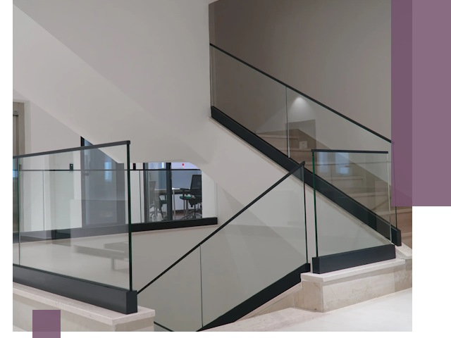 Стеклянные перила премиум-класса с установкой в Железнодорожном