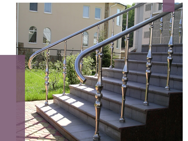 Перила для крыльца в Железнодорожном от 10767 руб. — монтаж ПРОЛЁТ-Жлз