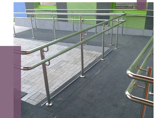 Ограждения пандусов в Железнодорожном от 4358 руб. монтаж | ПРОЛЁТ-Жлз