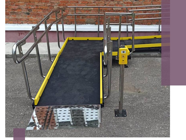 Изготовление наклонных пандусов для инвалидов в Железнодорожном