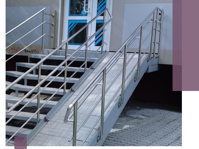 Пандус на крыльцо под ключ в Железнодорожном: монтаж и изготовление