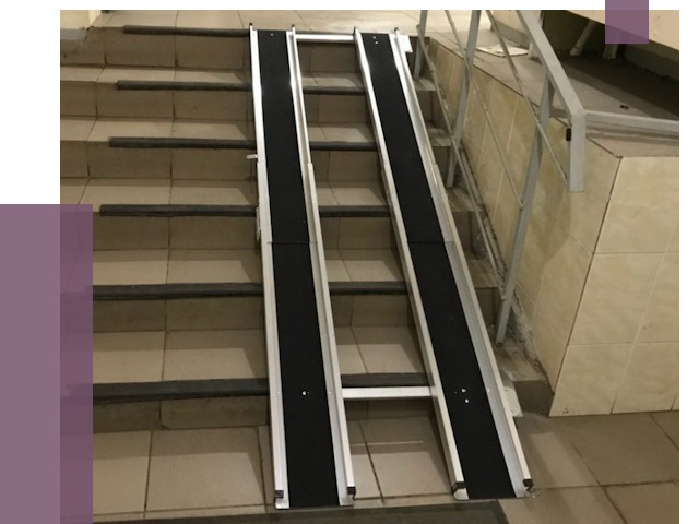 Установка пандуса в подъезд в Железнодорожном от 7998 руб. под ключ | ПРОЛЁТ-Жлз