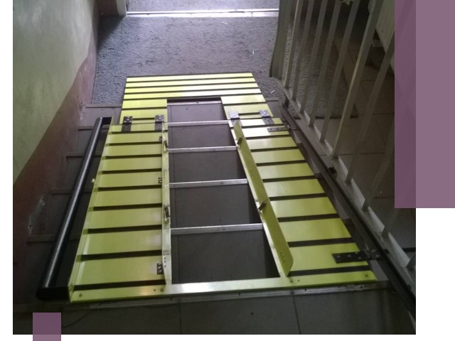 Профессиональный монтаж пандуса в подъезд в Железнодорожном