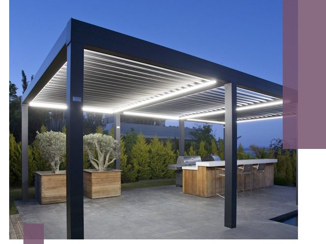 Навесы отдельно стоящие под ключ в Железнодорожном из металла и поликарбоната