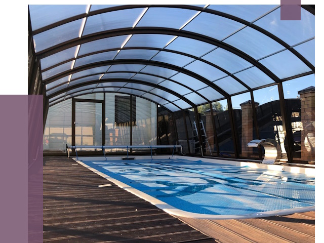 Навесы для бассейна в Железнодорожном от 16817 руб. под ключ | ПРОЛЁТ-Жлз