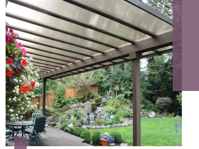 Навесы из поликарбоната под ключ в Железнодорожном быстро и надёжно