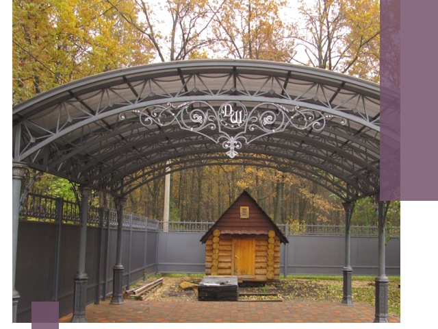 Кованые навесы премиум-класса под заказ в Железнодорожном