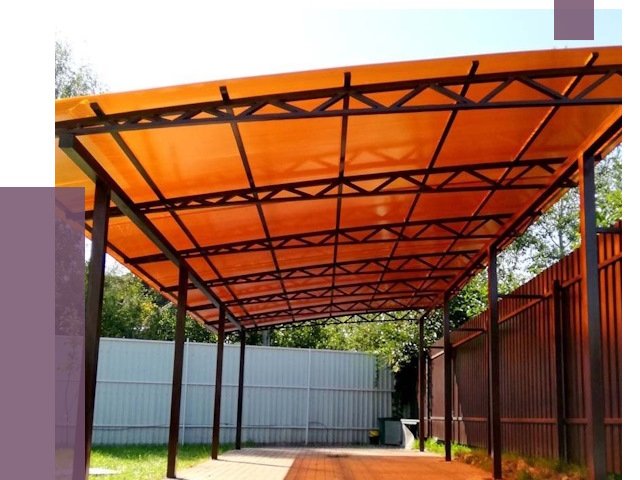 Односкатные навесы под ключ в Железнодорожном от 13176 руб. 