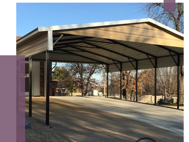 Двускатные навесы в Железнодорожном от 8049 руб.  | ПРОЛЁТ-Жлз