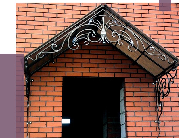 Металлические козырьки в Железнодорожном от 10715 руб. 