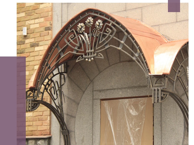 Арочные козырьки в Железнодорожном от 14612 руб. 