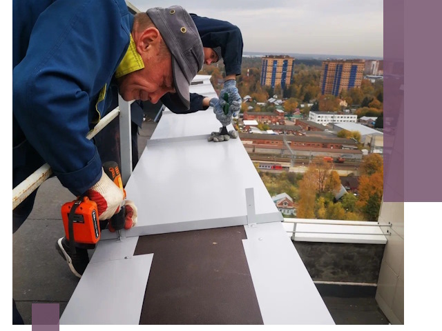 Монтаж парапетов в Железнодорожном — установка прочных металлических ограждений