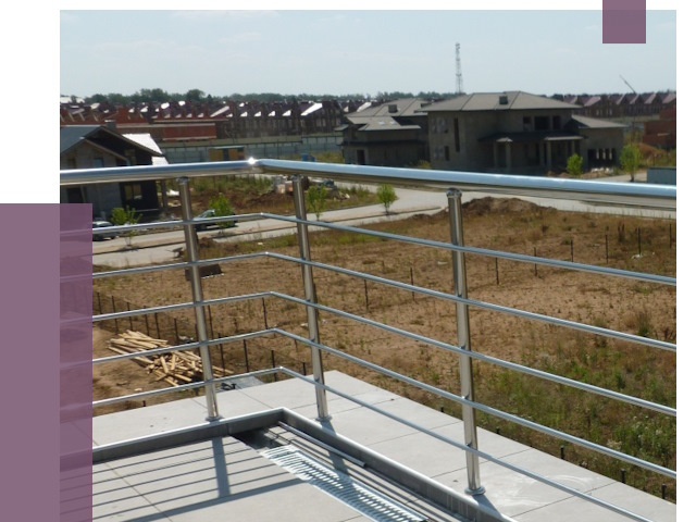 Парапеты из нержавеющей стали в Железнодорожном от 7998 руб. за м² | ПРОЛЁТ-Жлз