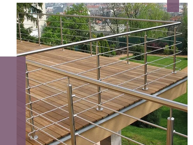 Алюминиевые парапеты в Железнодорожном под ключ от 7793 руб. 