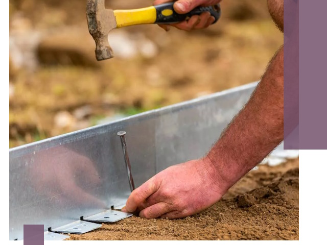 Монтаж металлических бордюров в Железнодорожном быстро и качественно