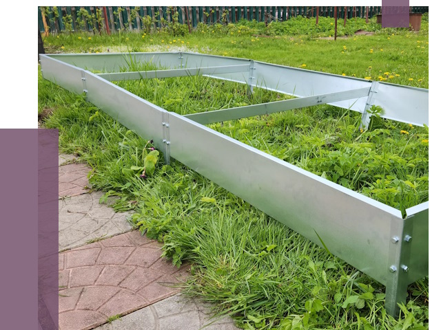 Металлические бордюры для грядок в Железнодорожном от 1794 руб. 