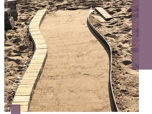 Металлические бордюры для тротуаров в Железнодорожном — прочные и долговечные