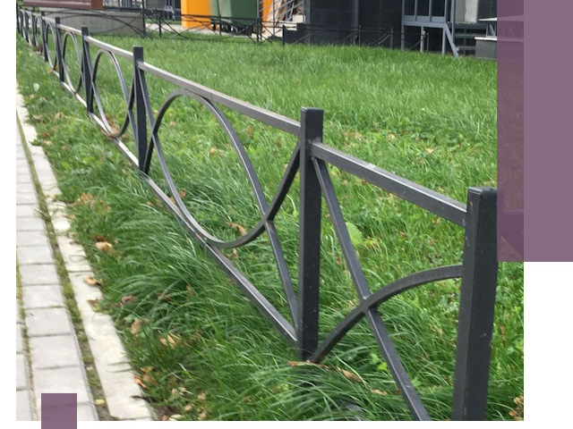 Газонные ограждения из металла в Железнодорожном — монтаж и продажа