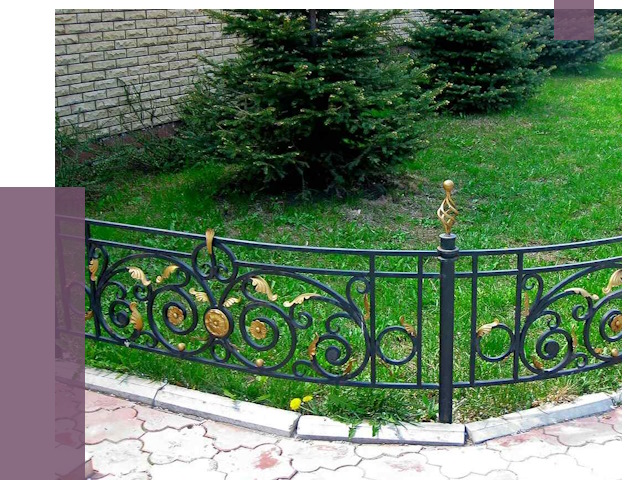 Кованые газонные ограждения в Железнодорожном от 7639 руб. — ПРОЛЁТ-Жлз