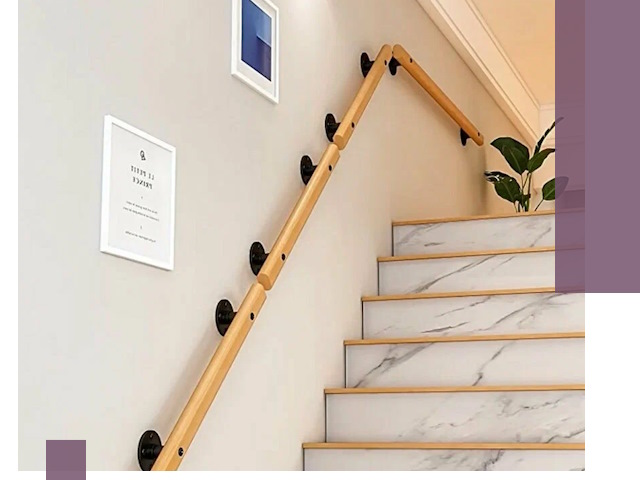 Поручни металлические и деревянные под ключ в Железнодорожном