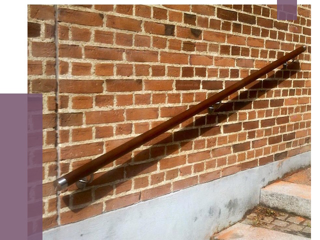 Изготовление пристенных поручней в Железнодорожном от 4460 руб. — ПРОЛЁТ-Жлз