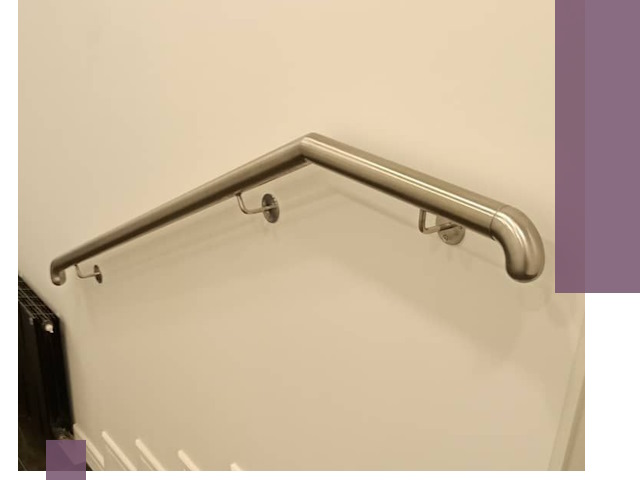 Изготовление пристенных поручней в Железнодорожном под ключ за сроки